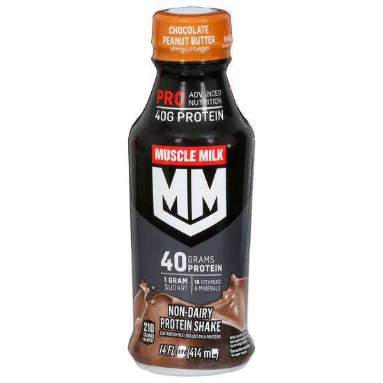 Muscle Milk Non-Dairy Chocolate Peanut Butter Protein Shake (14 fl oz)
