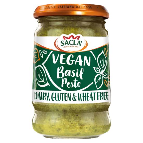 Sacla' Vegan Basil Pesto (190g)