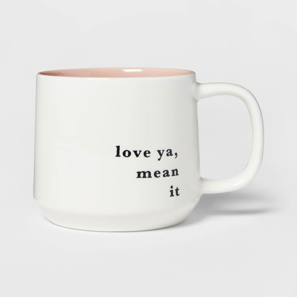 Threshold Stoneware Love Ya Mean It Color Splash Mug