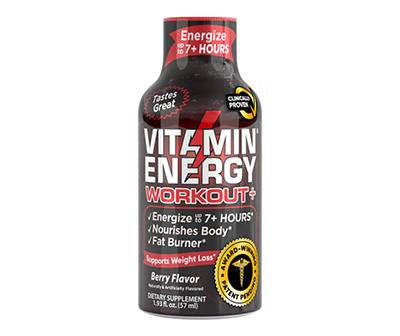 Berry Workout+ Energy Drink Shot, 1.93 Oz.