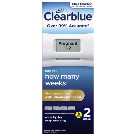 Clearblue Base Pregnancy Digital Test With Weeks