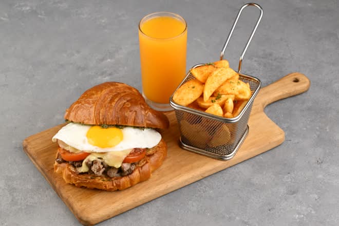 Ala Carte Croissant Steak Sandwich