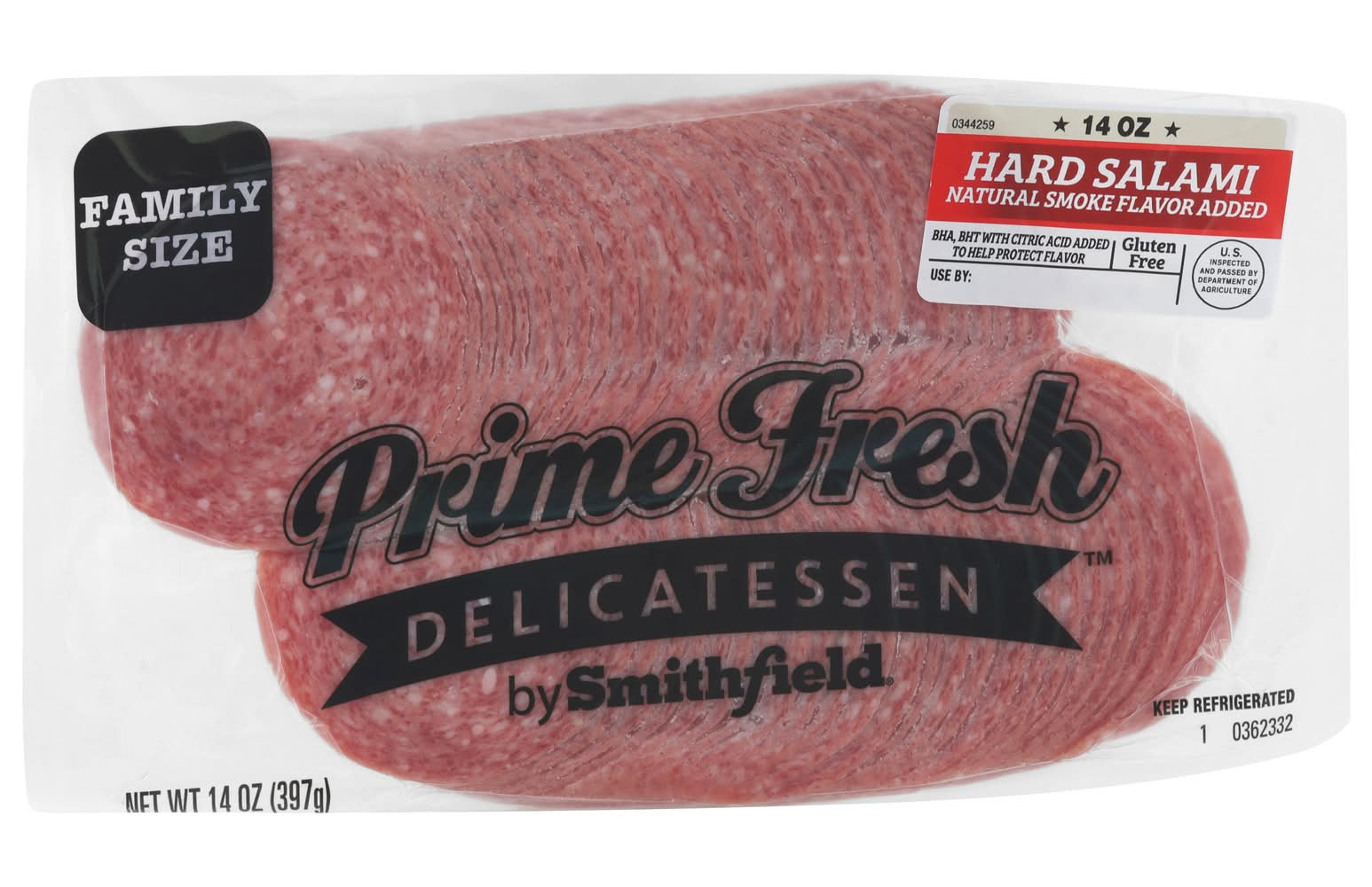 Smithfield Prime Fresh Hard Salami, Smoke (14 oz)