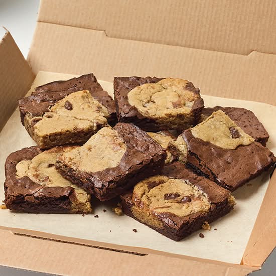 Brownie marbré aux biscuits / Marbled Cookie Brownie