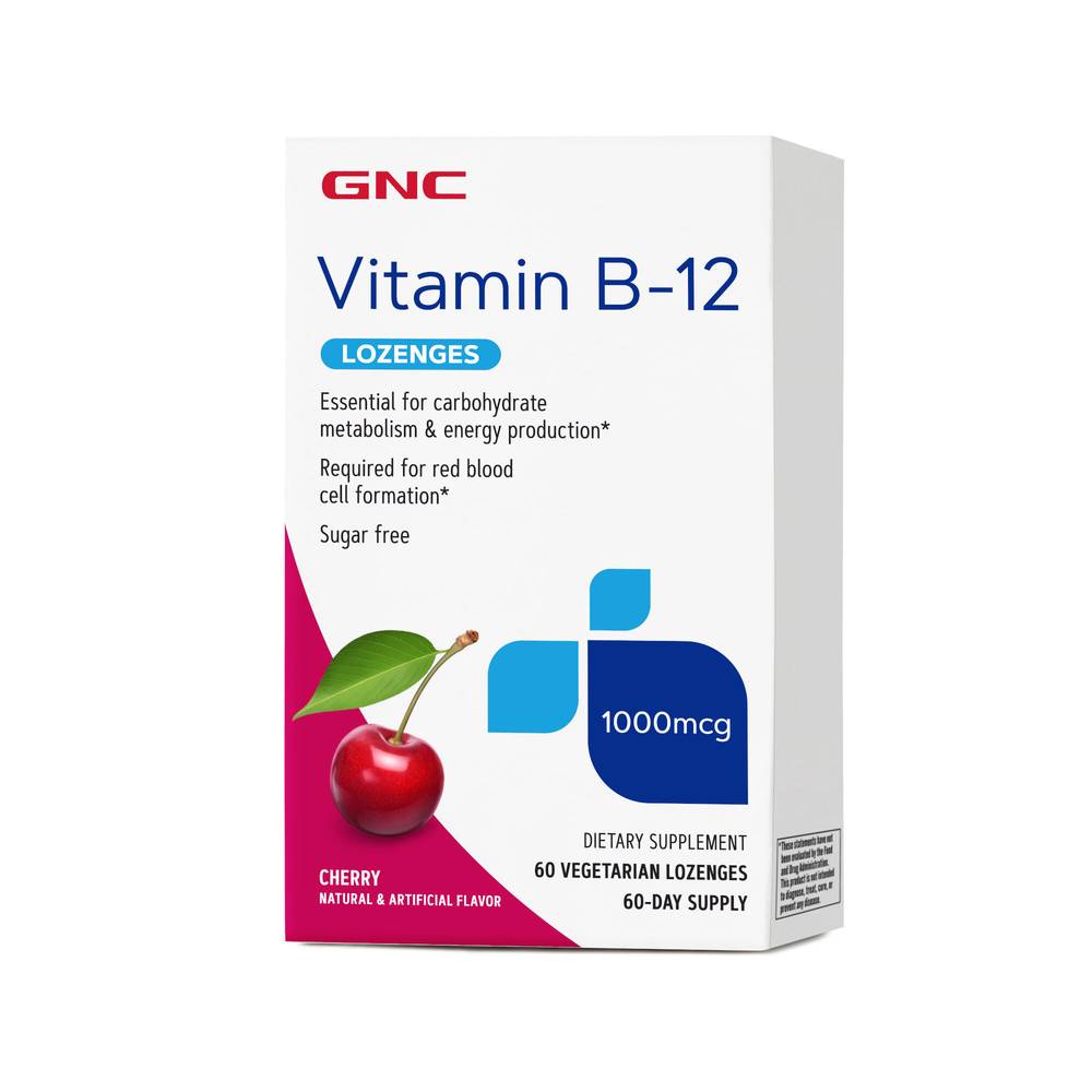 Vitamin B-12 1000 mcg Lozenges - Cherry - 60 Lozenges (60 Servings) (1 Unit(s))