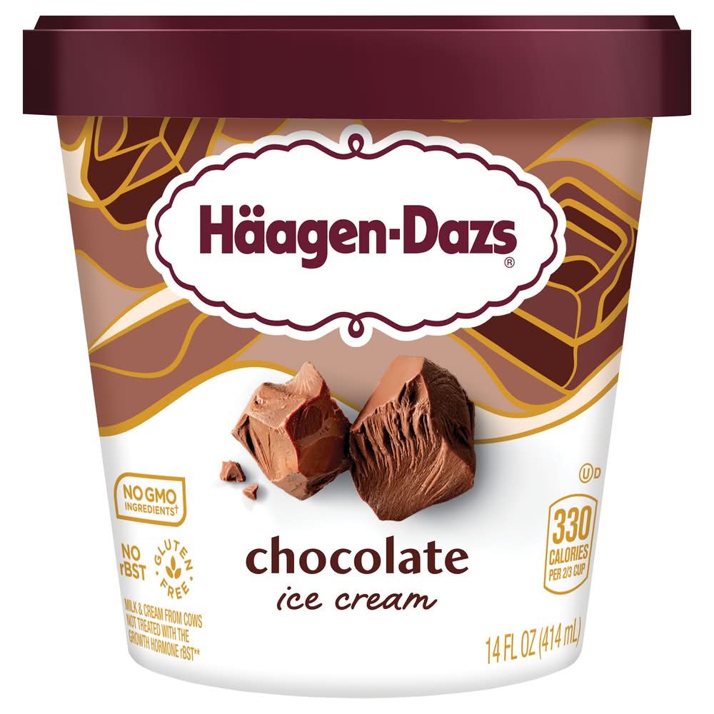Häagen-Dazs Ice Cream, Chocolate (14 fl oz)