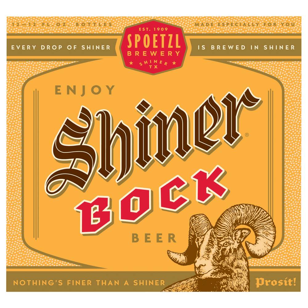 Spoetzl Brewing Shiner Bock Beer (12 fl oz)