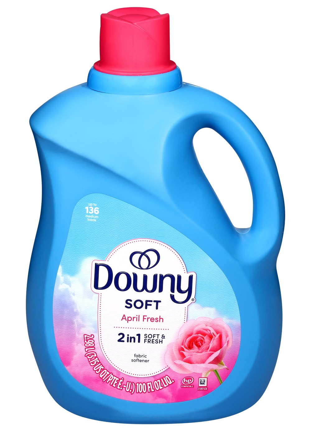 Downy Soft & Fresh Fabric Softener Liquid, April Fresh (100 fl oz)