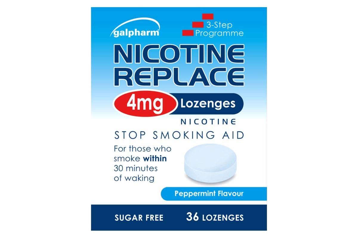 Galpharm Nicotine Replace 4 mg Peppermint Flavour 36 Lozenges