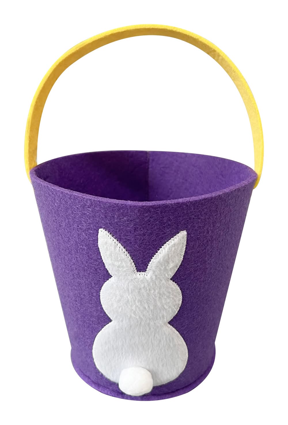 Cottondale Fabric Easter Bunny Basket, Purple