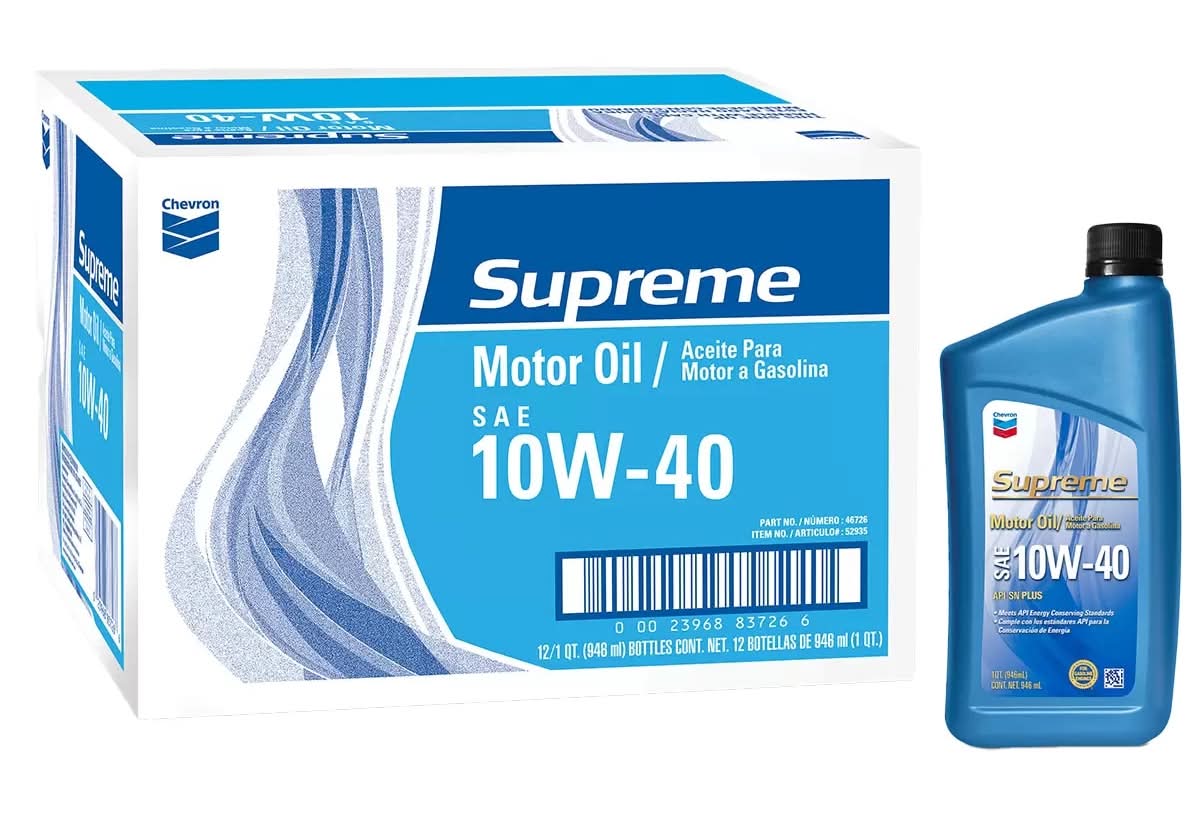 Chevron · Supreme aceite para motor 10w-40 (11,35 kg)