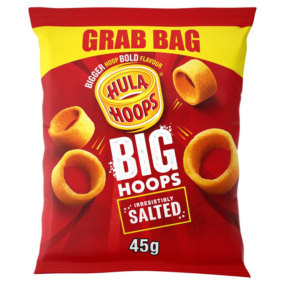 Big Hoops Salted Grab Bag Crisps 45g