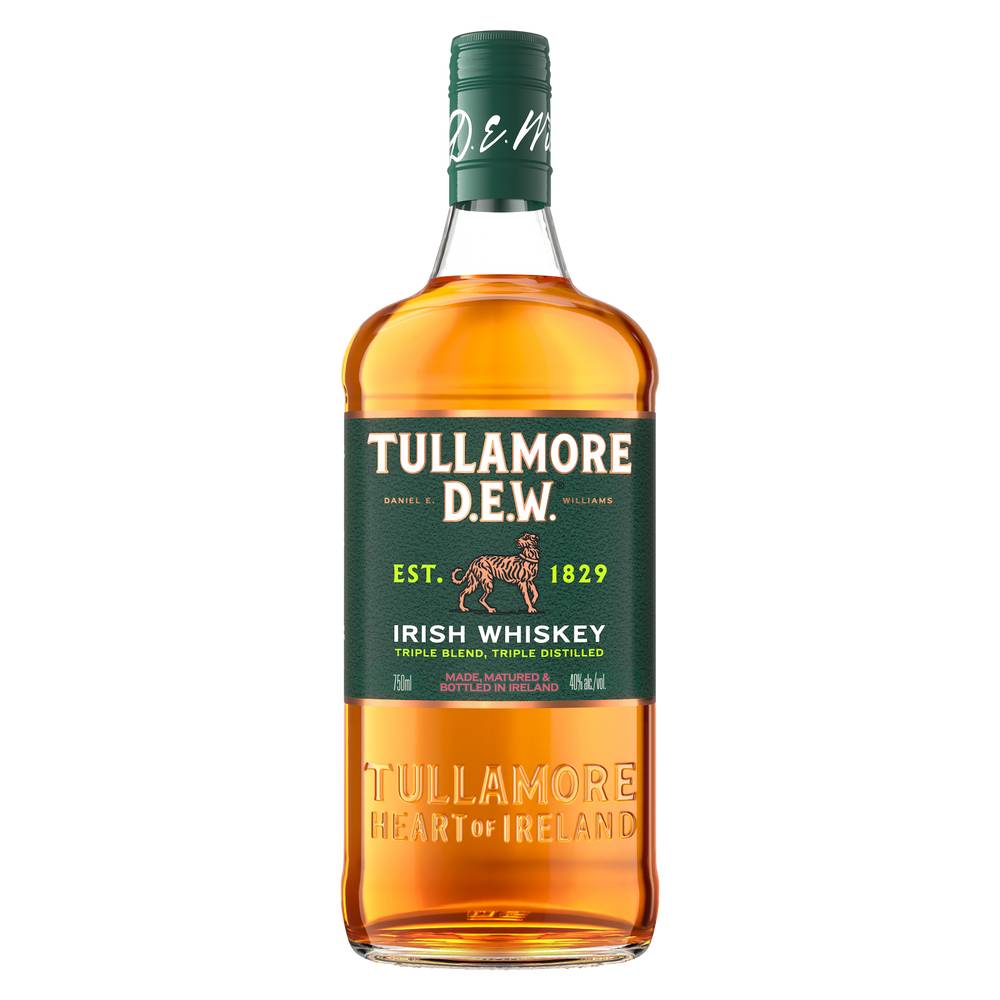 Tullamore D.E.W. The Legendary Triple Distilled Irish Whiskey (750 ml)