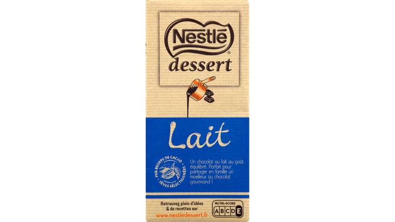 Nestlé Dessert Nestlé Dessert Lait La tablette de 170g