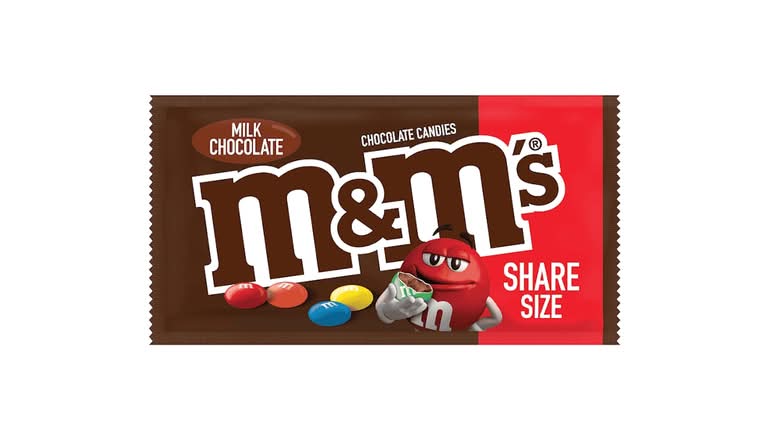 M&M's Milk Chocolate King Size 3.14 oz