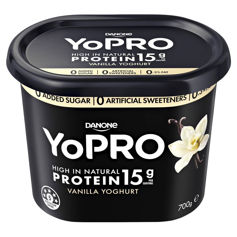 YoPRO High Protein Vanilla Yoghurt