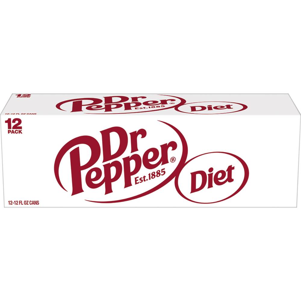 Dr Pepper Diet Soda (12 pack, 12 fl oz)