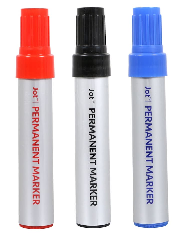 Jot Jumbo Chisel-Tip Permanent Markers