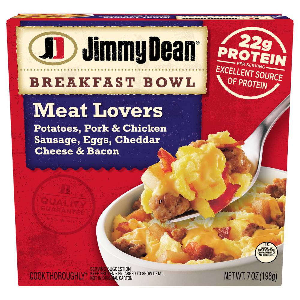 Jimmy Dean Meat Lovers Breakfast Bowl (7 oz)