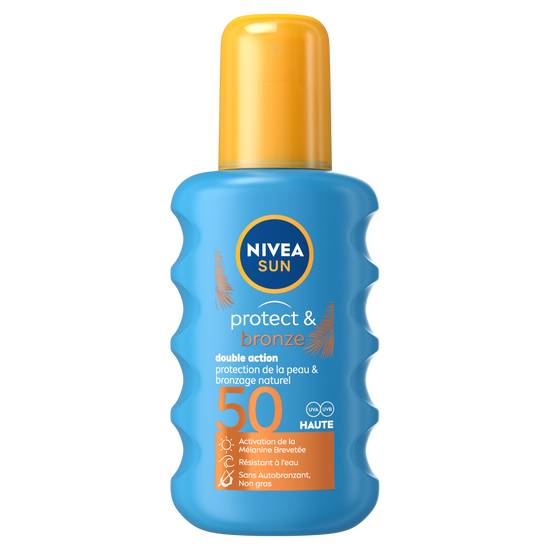 Nivea - Protection solaire spray fps 50 protect & bronze (200 ml)