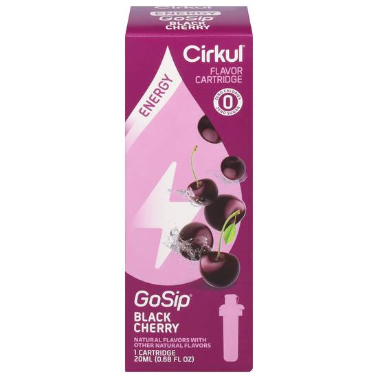 Cirkul Gosip Energy Cartridge (0.68 fl oz) (black cherry)
