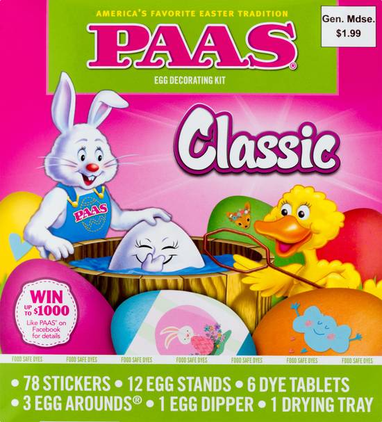 Paas Classic Egg Decorating Kit