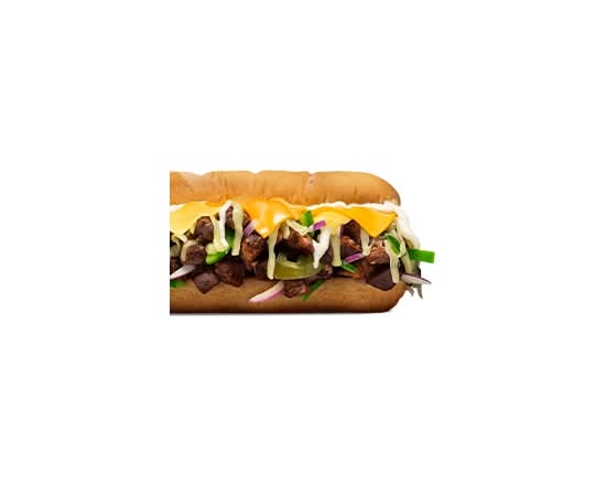 Philly-Style Three-Cheese Steak (Subway Footlong ®)