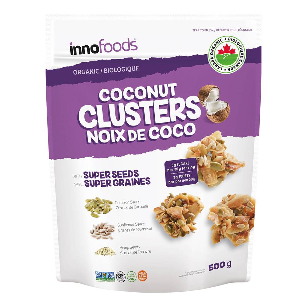 Inno Foods - Rochers À La Noix De Coco Biologique, 500 G