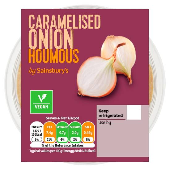 Sainsbury's Caramelised Onion Houmous 200g