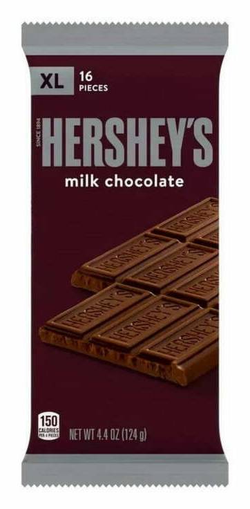 Hershey’s Milk Chocolate Bar XL 4.4oz