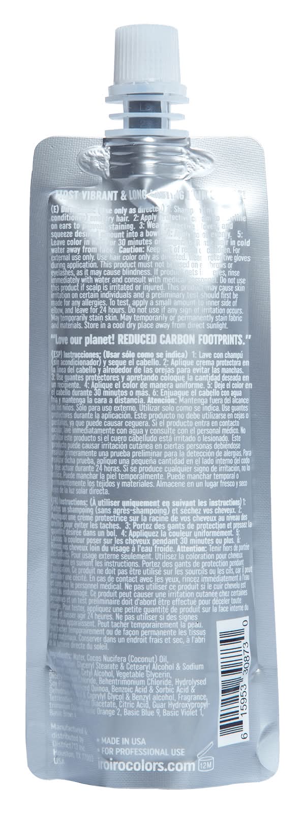 Iroiro Natural Vegan Cruelty Free Semi-Permanent Hair Color, 10