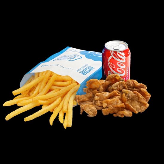 Crispy Chicken Skin & Fries