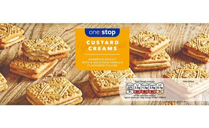 One Stop Custard Creams 400g (393007)