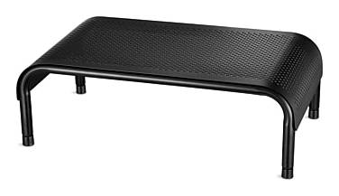 Staples Adjustable Monitor Stand, 6-8 Inch X 18 Inch X 10 Inch, Black