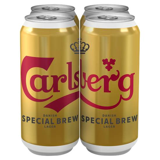 Carlsberg Special Brew Strong Lager Beer Cans (4 ct, 440 ml)
