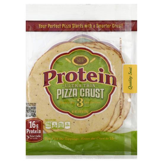 Golden Home Protein Ultra Thin Pizza Crust (3 ct)