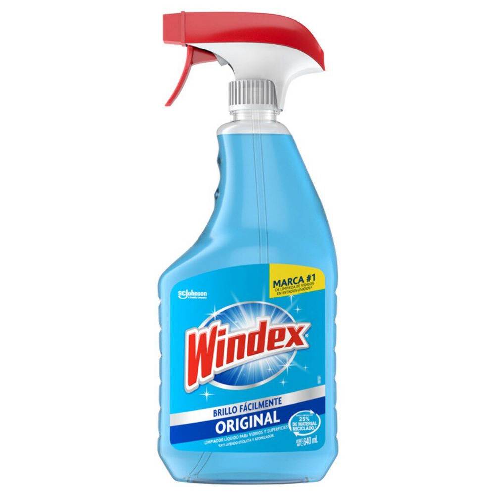 Windex limpiador para vidrios original