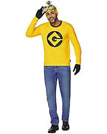 Adult Kevin Long Sleeve Costume Kit - Minions (Adult Medium)