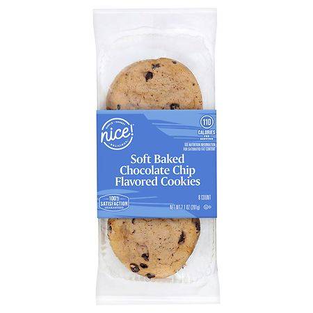 Nice! Soft Baked Chocolate Chip Flavored Cookies