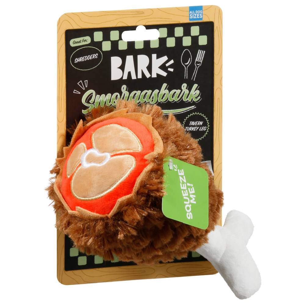 Bark Smorgas Tavern Turkey Leg Dog Toy