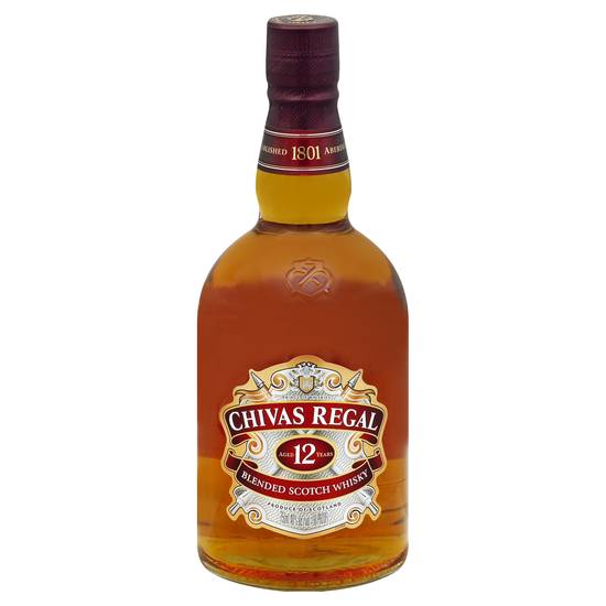 Chivas Regal Age 12 Years Blended Scotch Whisky (750 ml)