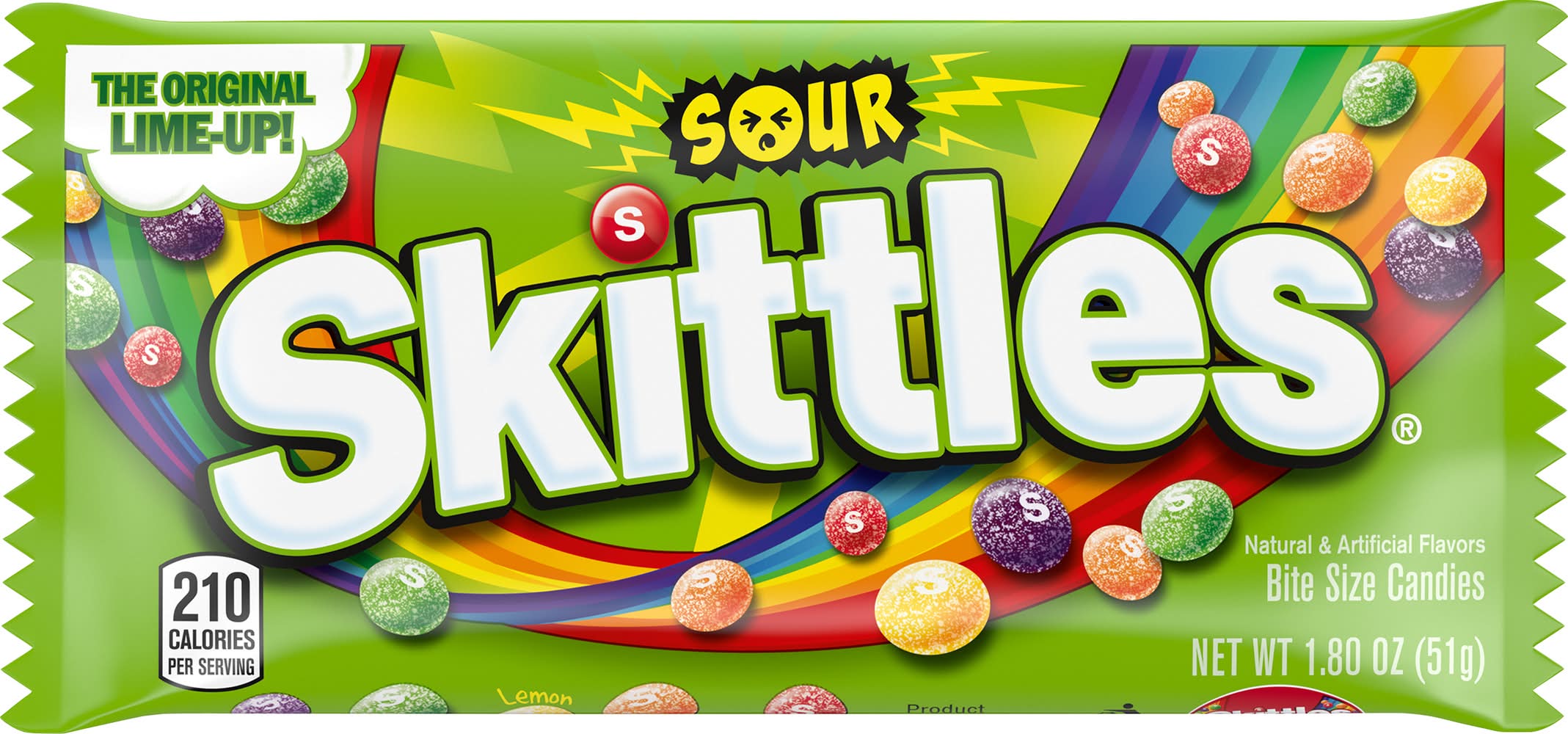 Skittles Bite Size Sour Candy (1.8 oz)