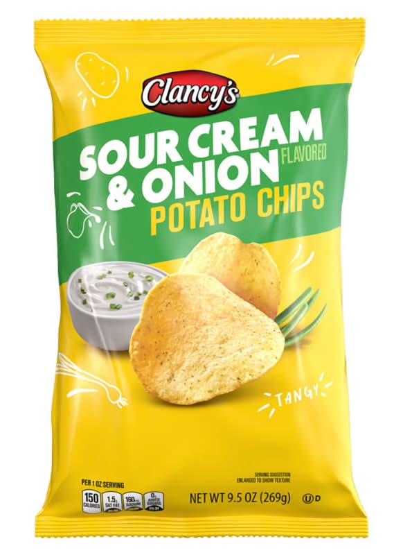 Clancy's Flavored Potato Chips, Sour Cream & Onion (9.5 oz)