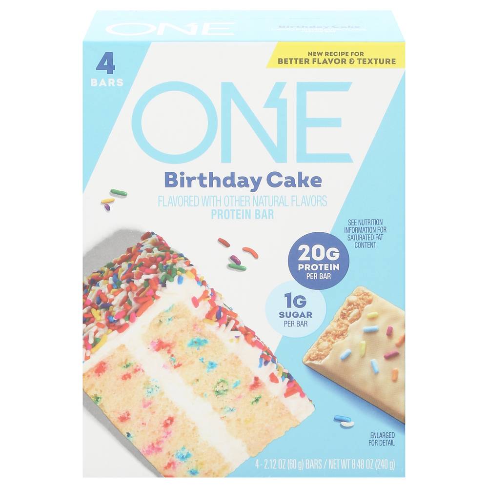 One Birthday Cake Protein Bar (8.4 oz, 4 ct)