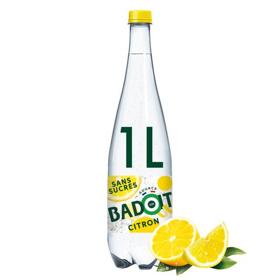 Badoit - Eau gazeuse aromatisée zest (1 L) (citron)