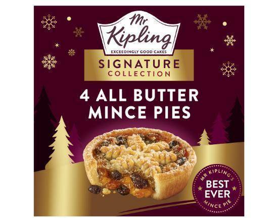 Mr Kipling Signature Collection 4 All Butter Mince Pies