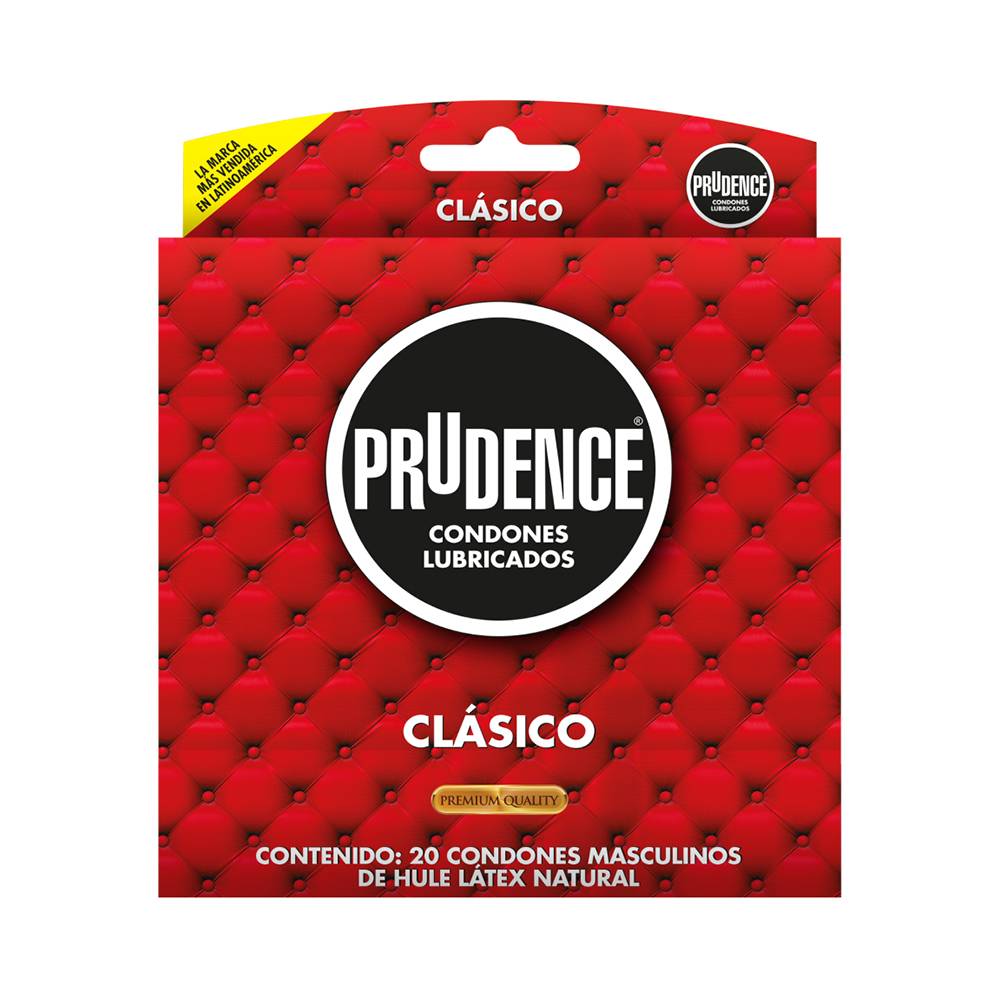 Prudence · Condones clásicos (20 un)