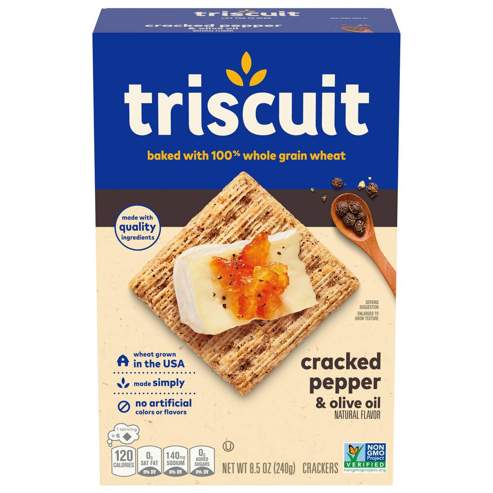 Triscuit Cracked Pepper and Olive Oil Crackers (8.5 oz)