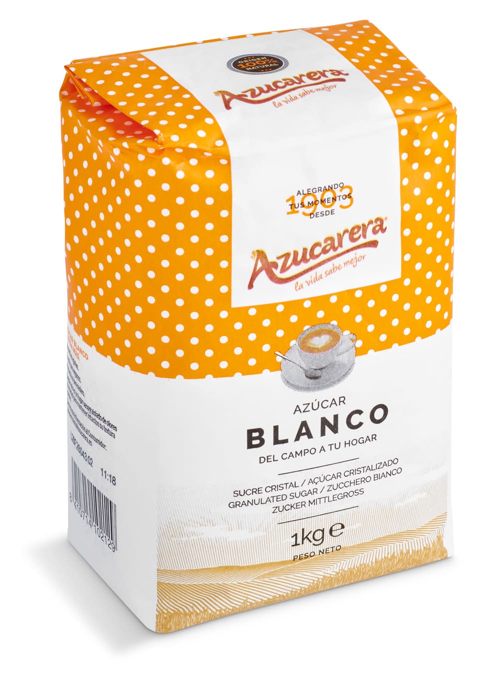 Azúcar Blanco Azucarera Paquete 1 Kg