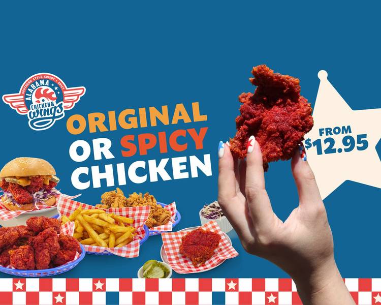 Alabama Chicken & Wings (Bellbird Park) Menu Takeout in Brisbane